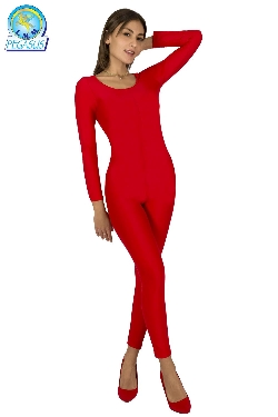 TUTA LYCRA ROSSO DANZA DONNA